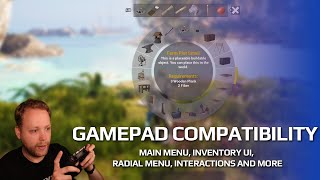 UE5 Devlog - Gamepad compatibility for Main Menu, Inventory UI, Radial Menu and interactions