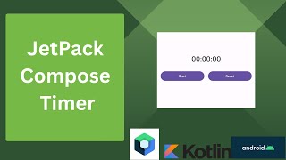 How to create a Timer in Jetpack Compose | Kotlin | Android Studio Tutorial - Quick + Easy