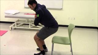 Knee Flexor Strengthening - Sit to Stand (side view)