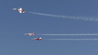 AIRPOWER 24 | Patrouille Suisse landing at Zeltweg Air Base