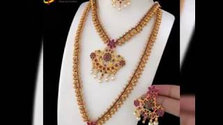 Latest one gram gold jewellery