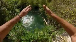 GoPRO: Adonis Baths, Paphos, Cyprus Cliff Diving