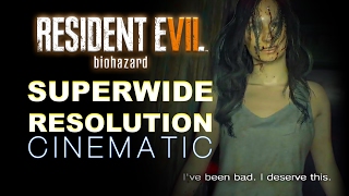 Resident Evil 7 | SuperWide РЕШЕНИЕ | Кинематографической 11 минуту Геймплей