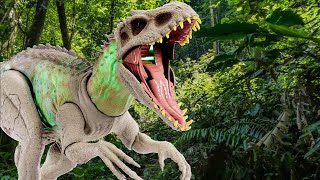 INDOMINUS REX!!  Neon Green Camouflage! The Last Indominus Rex before Hammond Collection??