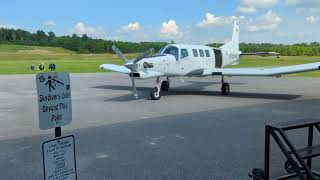 PAC750XL Jump Plane Taxiing at Cullman Regional Airport Skydive Alabama