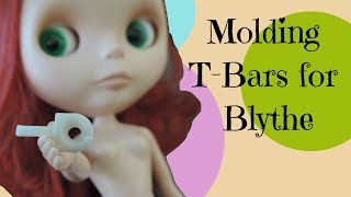 How to Mold New T-Bars for a Custom Blythe Doll