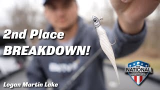 2nd PLACE FINISH at Logan Martin Lake | Tackle Breakdown