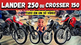 LANDER 250 OU CROSSER 150 DIFERENÇAS,PREÇO,PARCELAS,REVISÕES,CONSÓRCIO E CONSUMO