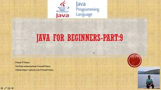 Java Beginners Part 9