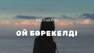 OI BAREKELDI - Kalifarniya (караоке, ән мәтіні, текст песни, lyrics)