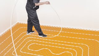 Earthmother floor heating installation（EPS Nob Board）