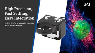 P-725 High-Precision Piezo Z Drives for Inverse Microscopy and Industrial Applications