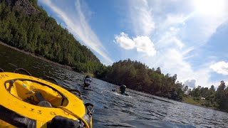 Apneatrening, Løvøya, Norge (Norway) 4K video