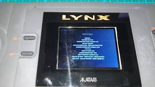 Prueba final del modding en esta atari lynx pi 😊👍