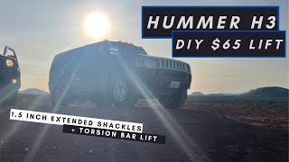 Hummer H3 1.5 Inch Lift For Less Than $100! Time For Some Big 35 Inch Tires?