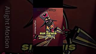 Sir Pentious Vs Zombie Pomni | V.I.P | Collab With @Unnoticedhumanoid #hazbinhotel #helluvaboss