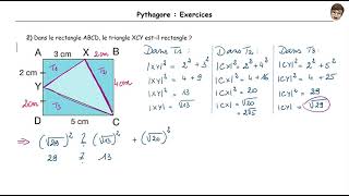 Pythagore - Ex page 7 - 3ème