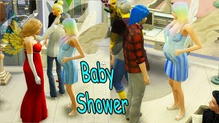 Baby Shower  ! Fairy Fantasy SIMS 4 Game Let's Play Dating Video