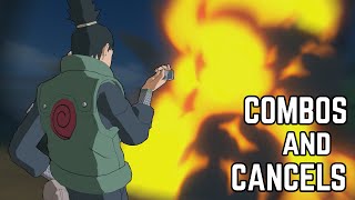 Shikamaru "3 Infinites" Nara CANCELS and COMBOS - Naruto Shippuden Ultimate Ninja Storm 4