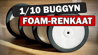 Foam-renkaiden asentaminen 1/10 buggyyn