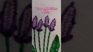 Easy embroidery stitch/hand embroidery #youtubeshorts #shorts