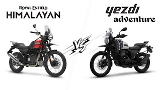 RE Himalayan VS Yezdi Adventure |  Detailed Comparison | Shivam Chaubey