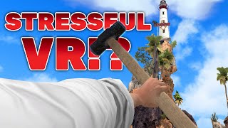 Getting Over It VR is STRESSFUL But FUN! - CLAMB