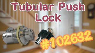 Tubular Push Lock #102632 | ABA Locks - Cabinet | Doors | Boxes | safety | security | quality