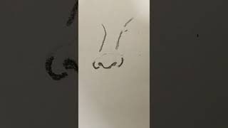 How to draw nose 👃||easy drawing of nose ||#drawing #viral #trending #nose #easydrawing