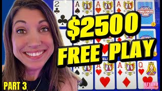 Is Video Poker the Best Way to Convert Free Play? Part 3 with @ActionVideoPoker