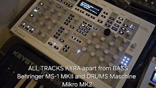 WALDORF KYRA and BEHRINGER MS-1 MK2 demo song REVIEW. MIKE BYRD - OUTER RIM.