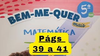 Bem-me-quer Mais Matemática  - 5°ano - págs 39 a 41  - Aproximação