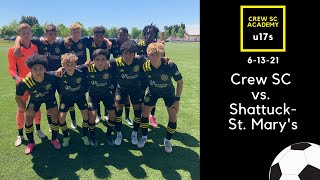 U17 Crew SC Academy vs. Shattuck-St. Mary's | FULL GAME (MLS Next) - 6/13/21