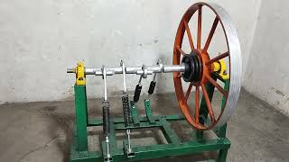 How to Build Flywheel Spring Machine Complete Process for Free Energy Generator with Spring Machine