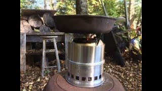 Ohuhu Portable Cook Stove - Wood or Alcohol