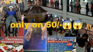 1st Blog😱😱 shocking offers only on 50/-🤑🤑14Dec,2021#Hiddenbeauty#vlog#Massagechair#fishpedicure🤩😱🤑