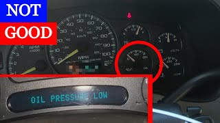 LOW OIL PRESSURE, fix your LS before it LOCKS UP!