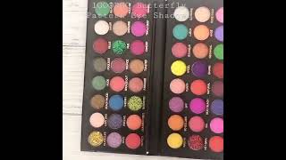 IGOODCO Butterfly Pattern Eye Shadow - 96 Color Matte Glitter Eyeshadow.