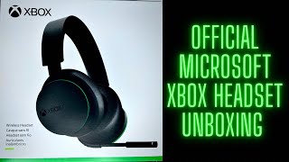 Official Microsoft Xbox Wireless Headset Unboxing For Xbox Series X/S, Xbox One, & Windows