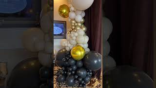 ROAR-ing 20’s GALA was all the rage with our festive custom backdrop, balloons & signage