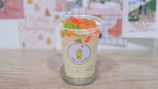 Jelly Yogurt Drinks | นมเปรี้ยวปีโป้ 🍮🥛🤤 #shorts