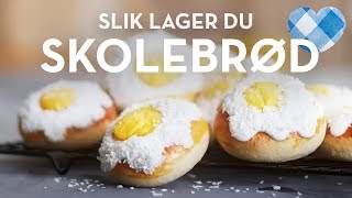 Verdens beste skolebrød med vaniljekrem? Slik lager du det | TINE Kjøkken