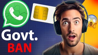 Govt. Banning 250000 Sim Cards 😱 || Whatsapp Vs Telecom War