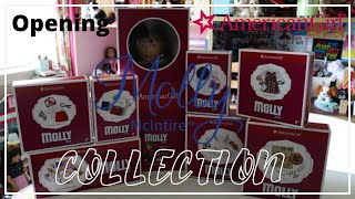 Opening American Girl Molly McIntire's Collection!