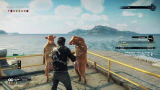 Cow mode hijinx with cows in Just Cause 4 - PlayStation®4