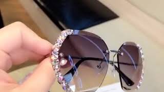 Drill Luxury Italy Brand Designer Lady Sunglasses