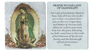 December 12 -  On Our Lady of Guadalupe