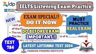 IELTS Listening Practice Test with answers [ real exam based - 784 ] Must do before exam