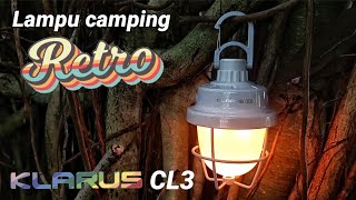 Lampu camping retro | Klarus CL3.