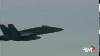 ISIS mission from Alberta enroute to Kuwait CF-18s launch